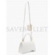 BALENCIAGA WHITE HOURGLASS S CROCODILE-EFFECT LEATHER BAG  BALENCIAGA  MATCHESFASHION US (22.5*15*10cm)