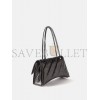 BALENCIAGA BLACK CRUSH S QUILTED CREASED-LEATHER SHOULDER BAG  BALENCIAGA  MATCHESFASHION US (25.5*15*6.4cm)