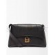 BALENCIAGA BLACK DOWNTOWN S LEATHER BAG  BALENCIAGA  MATCHESFASHION US (29.2*19.3*10.6cm)