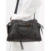 BALENCIAGA BLACK NEO CLASSIC CITY GRAINED-LEATHER BAG  BALENCIAGA  MATCHESFASHION US (32.5*21*16.8cm)