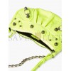 BALENCIAGA YELLOW CAGOLE STUDDED LEATHER SHOULDER BAG  BALENCIAGA  MATCHESFASHION US (22.8*10*3.8cm)