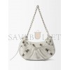 BALENCIAGA WHITE LE CAGOLE XS STUDDED LEATHER SHOULDER BAG  BALENCIAGA  MATCHESFASHION US (25.6*11.4*7.3cm)