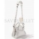 BALENCIAGA WHITE NEO CLASSIC CITY CROCODILE-EFFECT LEATHER BAG  BALENCIAGA  MATCHESFASHION US (22*14*9cm)