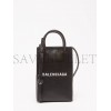 BALENCIAGA BLACK SHOPPING MINI LEATHER CROSS-BODY BAG  BALENCIAGA  MATCHESFASHION US (18*12.4*4.8cm)