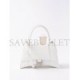 BALENCIAGA WHITE HOURGLASS S CROCODILE-EFFECT LEATHER BAG  BALENCIAGA  MATCHESFASHION US (22.8*15.2*9cm)