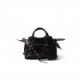 BALENCIAGA BLACK NEO CAGOLE CITY XS LEATHER BAG  BALENCIAGA  MATCHESFASHION US (25.6*17*11cm)