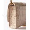 BALENCIAGA BROWN HOURGLASS CROCODILE-EFFECT LEATHER CROSS-BODY BAG  BALENCIAGA  MATCHESFASHION US (19.4*11*4.8cm)