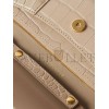 BALENCIAGA BROWN HOURGLASS CROCODILE-EFFECT LEATHER CROSS-BODY BAG  BALENCIAGA  MATCHESFASHION US (19.4*11*4.8cm)