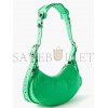 BALENCIAGA GREEN CAGOLE XS STUDDED LEATHER SHOULDER BAG  BALENCIAGA  MATCHESFASHION US (25*17.7*6cm)