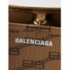 BALENCIAGA BEIGE SIGNATURE BB-PRINT COATED-CANVAS TOTE BAG  BALENCIAGA  MATCHESFASHION US (40*26*14cm)