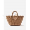 BALENCIAGA BEIGE BISTRO XS WOVEN FAUX-LEATHER BASKET BAG  BALENCIAGA  MATCHESFASHION US (35.5*21*11cm)