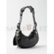 BALENCIAGA BLACK LE CAGOLE XS CROC-EFFECT LEATHER SHOULDER BAG  BALENCIAGA  MATCHESFASHION US (25.6*11.4*7.3cm)