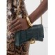 BALENCIAGA GREEN HOURGLASS CROC-EFFECT LEATHER CROSS-BODY BAG  BALENCIAGA  MATCHESFASHION US (19.8*12.1*5cm)