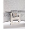 BALENCIAGA SILVER HOURGLASS XS GLITTER FAUX-LEATHER BAG  BALENCIAGA  MATCHESFASHION US (19*12*6.6cm)