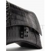 BALENCIAGA BLACK DOWNTOWN CROCODILE-EFFECT CROSS-BODY BAG  BALENCIAGA  MATCHESFASHION US (32*19*4.5cm)