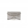 BALENCIAGA GREY HOURGLASS CRYSTAL-EMBELLISHED CROSS-BODY BAG  BALENCIAGA  MATCHESFASHION US (19.8*12.1*5cm)