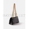 BALENCIAGA BLACK CRUSH CHAIN CROCODILE-EFFECT LEATHER SHOULDER BAG  BALENCIAGA  MATCHESFASHION US (25.5*16*6.4cm)