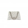 BALENCIAGA WHITE CRUSH S QUILTED CREASED-LEATHER SHOULDER BAG  BALENCIAGA  MATCHESFASHION US (25*14.9*10cm)