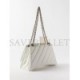 BALENCIAGA WHITE CRUSH S QUILTED CREASED-LEATHER SHOULDER BAG  BALENCIAGA  MATCHESFASHION US (25*14.9*10cm)