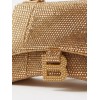 BALENCIAGA GOLD HOURGLASS XS CRYSTAL-EMBELLISHED HANDBAG  BALENCIAGA  MATCHESFASHION US (19*12.1*7.6cm)