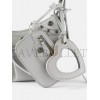 BALENCIAGA SILVER LE CAGOLE XS METALLIC-CANVAS SHOULDER BAG  BALENCIAGA  MATCHESFASHION US (25.4*12.7*7.3cm)