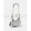 BALENCIAGA SILVER LE CAGOLE XS METALLIC-CANVAS SHOULDER BAG  BALENCIAGA  MATCHESFASHION US (25.4*12.7*7.3cm)