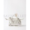 BALENCIAGA WHITE NEO CAGOLE XS LEATHER SHOULDER BAG  BALENCIAGA  MATCHESFASHION US (25.5*16.7*11cm)