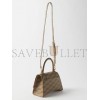 BALENCIAGA BEIGE HOURGLASS S BB-PRINT COATED CANVAS BAG  BALENCIAGA  MATCHESFASHION US (22.5*15*10cm)