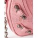 BALENCIAGA PINK LE CAGOLE MINI LEATHER CROSS-BODY BAG  BALENCIAGA  MATCHESFASHION US (15.2*13.9*5cm)