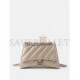 BALENCIAGA BEIGE CRUSH MEDIUM CREASED-LEATHER SHOULDER BAG  BALENCIAGA  MATCHESFASHION US (32*18*11cm)