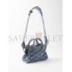 BALENCIAGA BLUE NEO CAGOLE CITY XS BB-LOGO DENIM SHOULDER BAG  BALENCIAGA  MATCHESFASHION US (25.5*16.7*11cm)