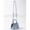 BALENCIAGA BLUE HOURGLASS XS DENIM HANDBAG  BALENCIAGA  MATCHESFASHION US (19*12.1*7.6cm)