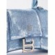 BALENCIAGA BLUE HOURGLASS XS DENIM HANDBAG  BALENCIAGA  MATCHESFASHION US (19*12.1*7.6cm)