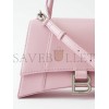 BALENCIAGA PINK HOURGLASS S LEATHER BAG  BALENCIAGA  MATCHESFASHION US (22.5*15*10cm)