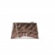 BALENCIAGA BROWN CRUSH QUILTED METALLIC CREASED-LEATHER WALLET  BALENCIAGA  MATCHESFASHION US (25*12.1*7.1cm)