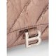 BALENCIAGA BROWN CRUSH QUILTED METALLIC CREASED-LEATHER WALLET  BALENCIAGA  MATCHESFASHION US (25*12.1*7.1cm)