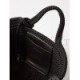 BALENCIAGA BLACK IBIZA WOVEN BASKET BAG  BALENCIAGA  MATCHESFASHION US (30.4*19.8*15.2cm)