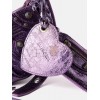 BALENCIAGA PURPLE LE CAGOLE XS METALLIC-LEATHER SHOULDER BAG  BALENCIAGA  MATCHESFASHION US (26*13*5cm)