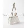 BALENCIAGA WHITE CRUSH S QUILTED CREASED-LEATHER SHOULDER BAG  BALENCIAGA  MATCHESFASHION US (25*14.9*10cm)