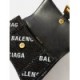 BALENCIAGA BLACK HOURGLASS XS CRYSTAL-EMBELLISHED HANDBAG  BALENCIAGA  MATCHESFASHION US (19*12*6.6cm)