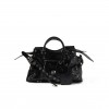 BALENCIAGA BLACK NEO CAGOLE CITY GRAINED-LEATHER SHOULDER BAG  BALENCIAGA  MATCHESFASHION US (38*23*16cm)