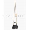 BALENCIAGA BLACK HOURGLASS MINI B-LOGO CROCODILE-EFFECT LEATHER BAG  BALENCIAGA  MATCHESFASHION US (11.6*7.8*4.5cm)