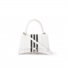 BALENCIAGA WHITE X ADIDAS HOURGLASS XS STRIPED LEATHER HANDBAG  BALENCIAGA  MATCHESFASHION US (19*12.1*7.6cm)