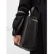 BALENCIAGA BLACK EVERYDAY LOGO-PRINT LEATHER TOTE BAG  BALENCIAGA  MATCHESFASHION US (22.5*14.5*10cm)