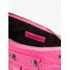 BALENCIAGA PINK CAGOLE XS CROC-EFFECT LEATHER SHOULDER BAG  BALENCIAGA  MATCHESFASHION US (25*12*6cm)