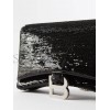 BALENCIAGA BLACK HOURGLASS SEQUINNED LEATHER CROSS-BODY BAG  BALENCIAGA  MATCHESFASHION US (19.5*12*5cm)