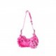 BALENCIAGA PINK LE CAGOLE XS RUFFLED SPANDEX SHOULDER BAG  BALENCIAGA  MATCHESFASHION US (25*15.2*6cm)