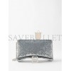 BALENCIAGA SILVER HOURGLASS SEQUINNED LEATHER CROSS-BODY BAG  BALENCIAGA  MATCHESFASHION US (19.5*12*5cm)