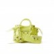 BALENCIAGA YELLOW NEO CAGOLE XS STUDDED LEATHER CROSS-BODY BAG  BALENCIAGA  MATCHESFASHION US (25.1*16*11cm)