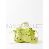 BALENCIAGA YELLOW NEO CAGOLE XS STUDDED LEATHER CROSS-BODY BAG  BALENCIAGA  MATCHESFASHION US (25.1*16*11cm)